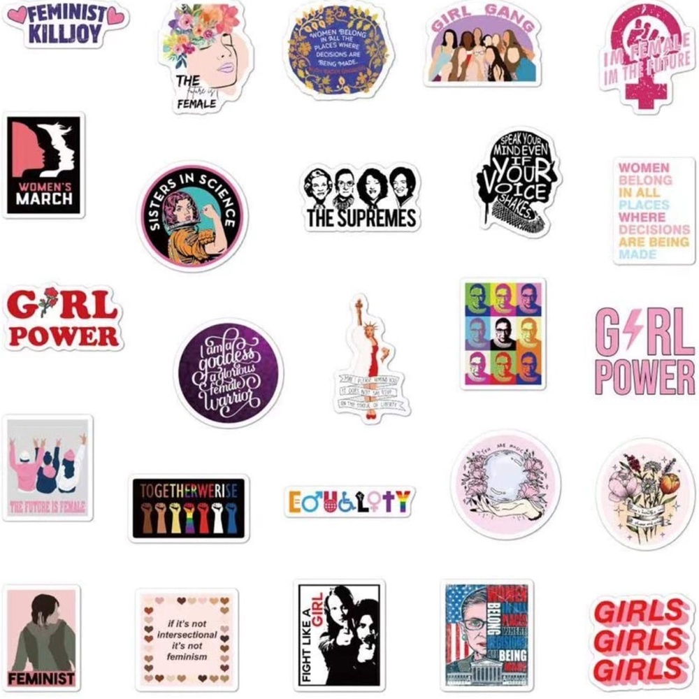 Feminist Stickers 12 Vinyl Stickers - Mystery Bundle - Picture 4 of 8